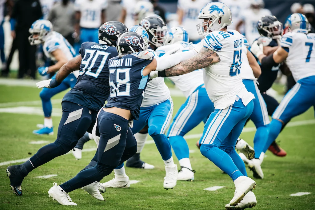 Harold Landry vs. Detroit Lions