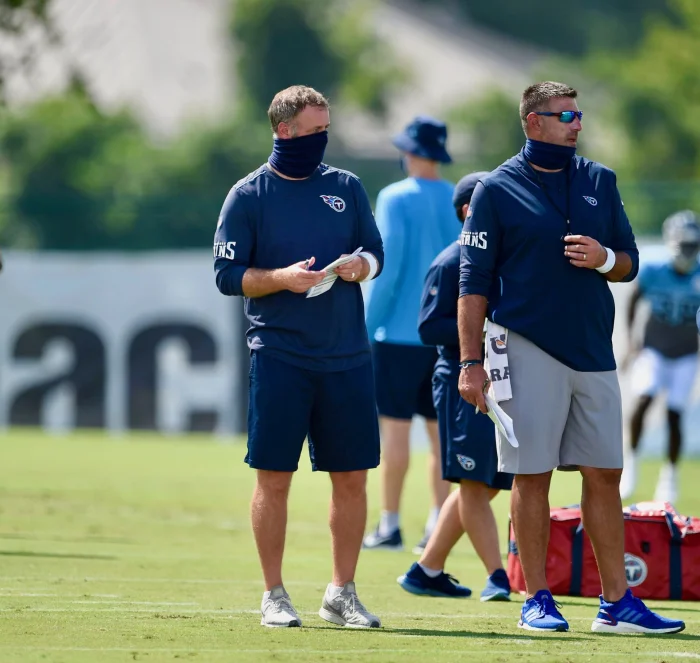 Shane Bowen and Mike Vrabel