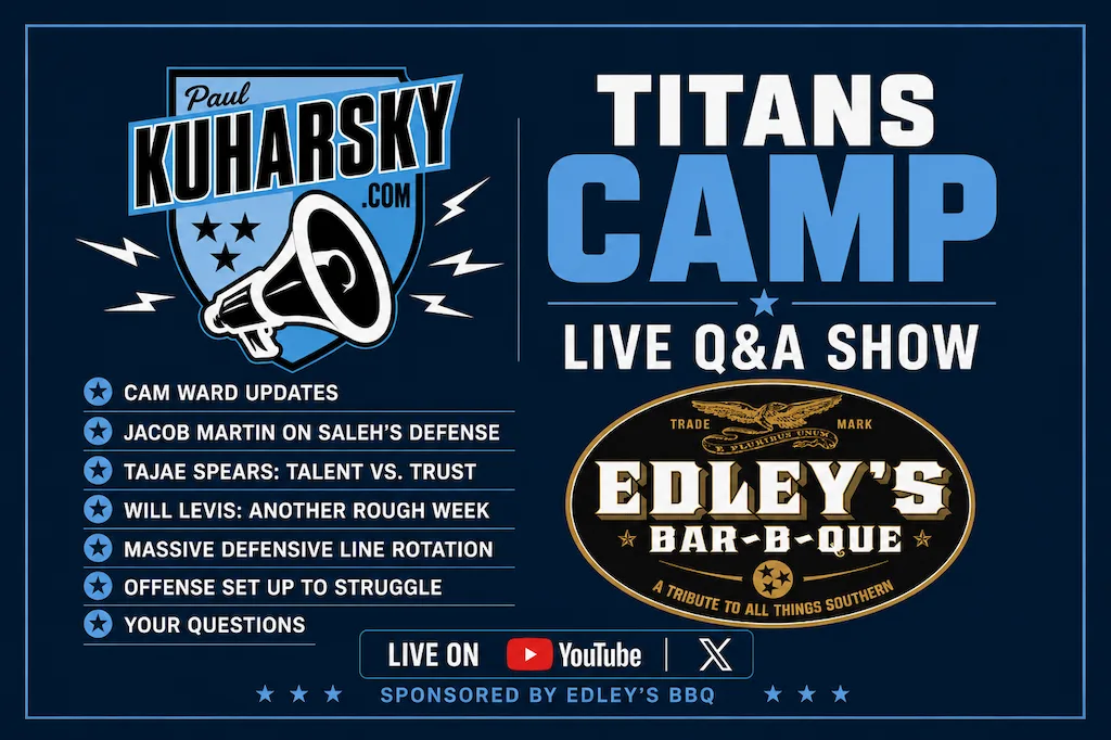 Paul Kuharsky Podcast: What's Real and What's Not Early in Titans Camp