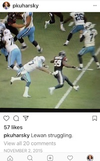 Taylor Lewan Giving Up A Sack